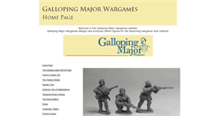 Desktop Screenshot of gallopingmajorwargames.com